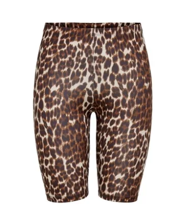 Stilfulde leopardprint cykelshorts på tilbud!