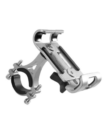 Grå Aluminium Mobilholder til Cykel & Motorcykel - Sikkerhed Først