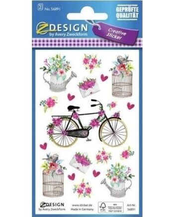 Zdesign Blomster Klistermærker – Cykeldekoration på udsalg!