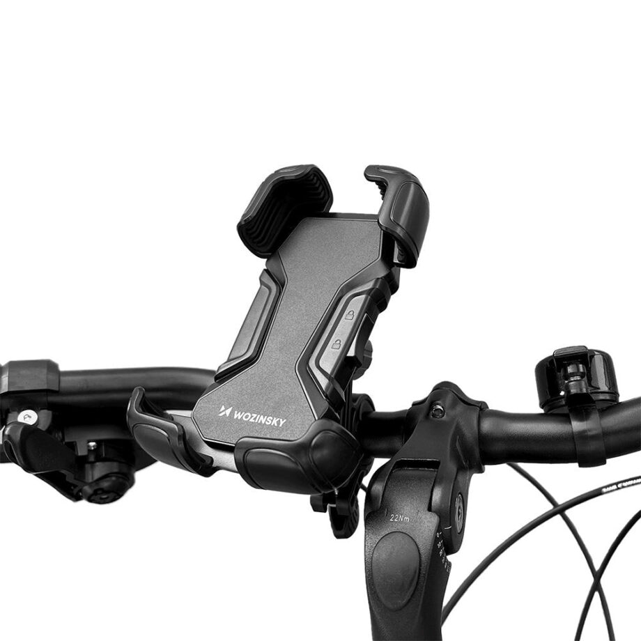 Smartphoneholder til cykel og motorcykel – Wozinsky, sort