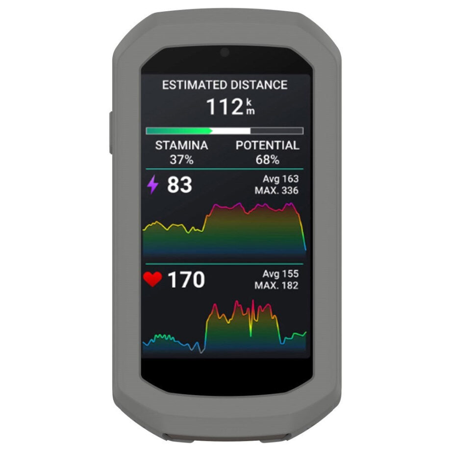 Eiderwood Silikone Cover til Garmin Edge 1050 - Mørkegrå