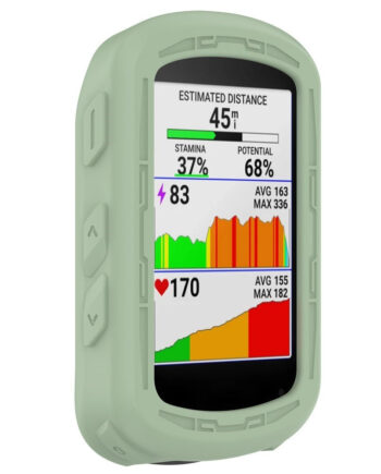 Grøn Silikone Cover til Garmin Edge 840/540 Cykelcomputer