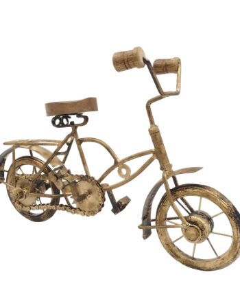 Elegant Guld Metalcykel – Unik Dekoration Tilbud!