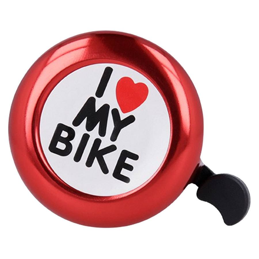 Forever Love Cykelringeklokke – Rød Stil og Sikkerhed