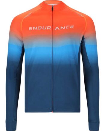 Endurance Jobert Langærmet MTB Cykeltrøje – Orange Tilbud!