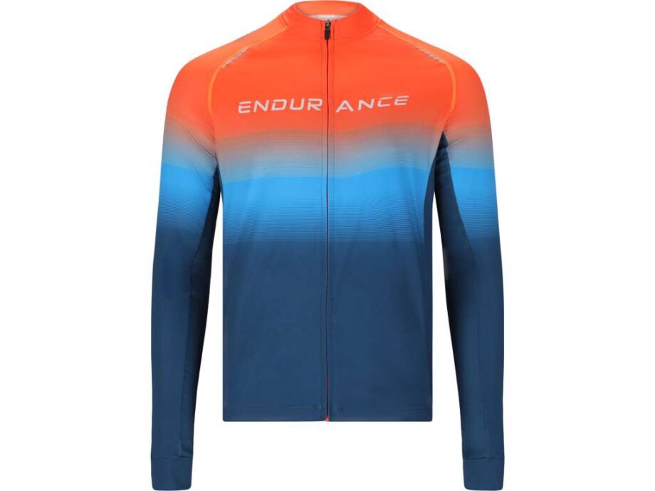 Endurance Jobert Langærmet MTB Cykeltrøje – Orange Tilbud!