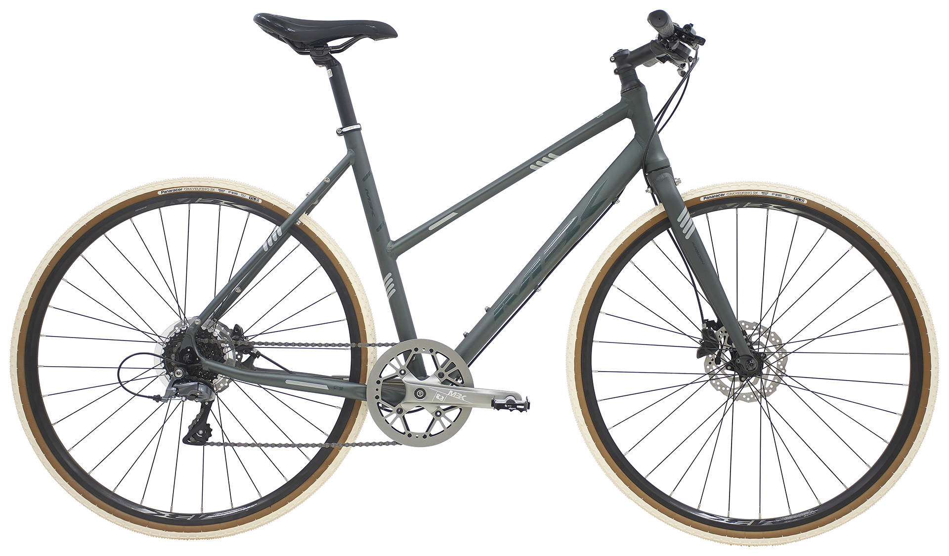 Grøn MBK Airborn Dame – Allround Cykel til Alle Årstider