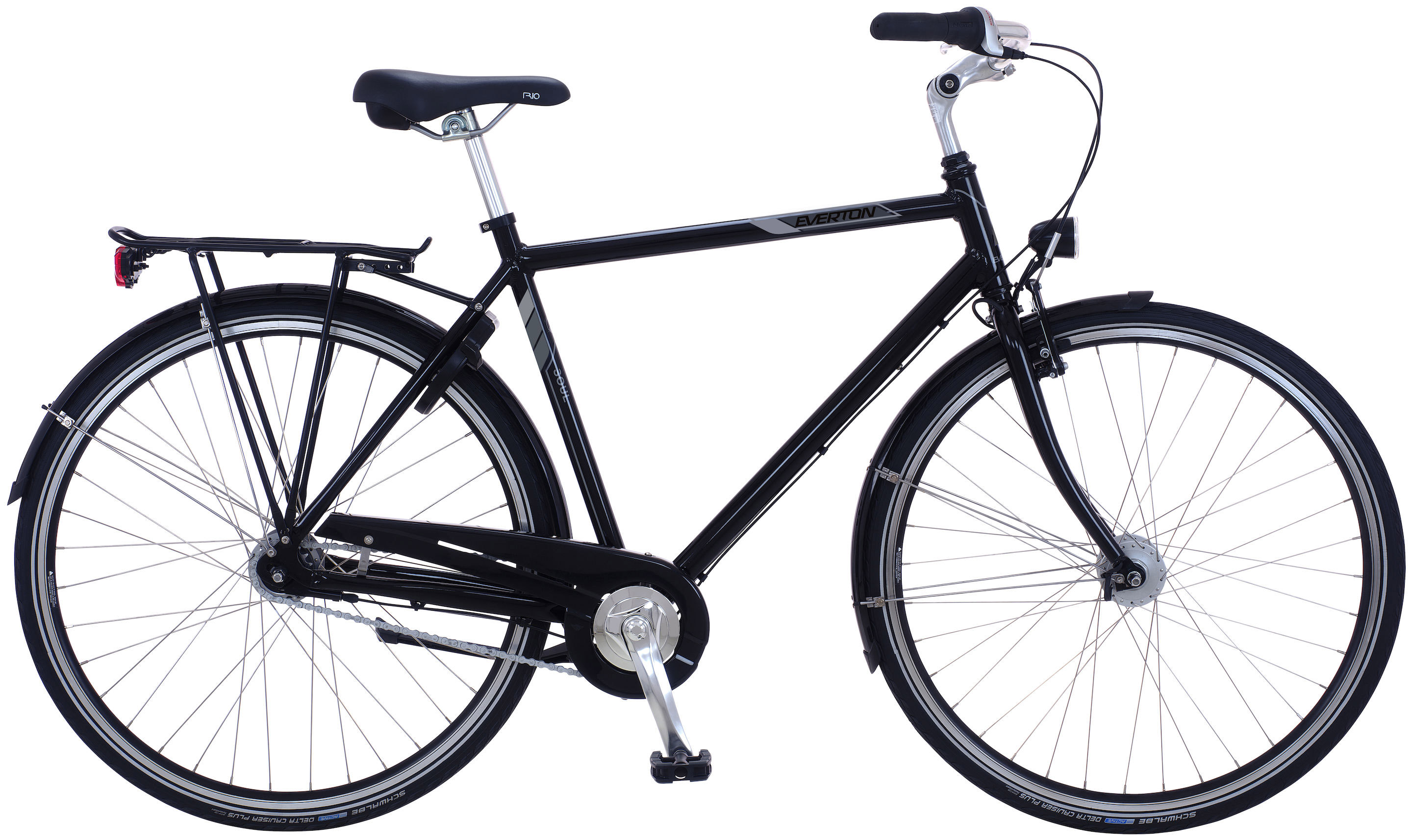 Klassisk Sort Cykel med Lås – Everton Soul Tilbud!