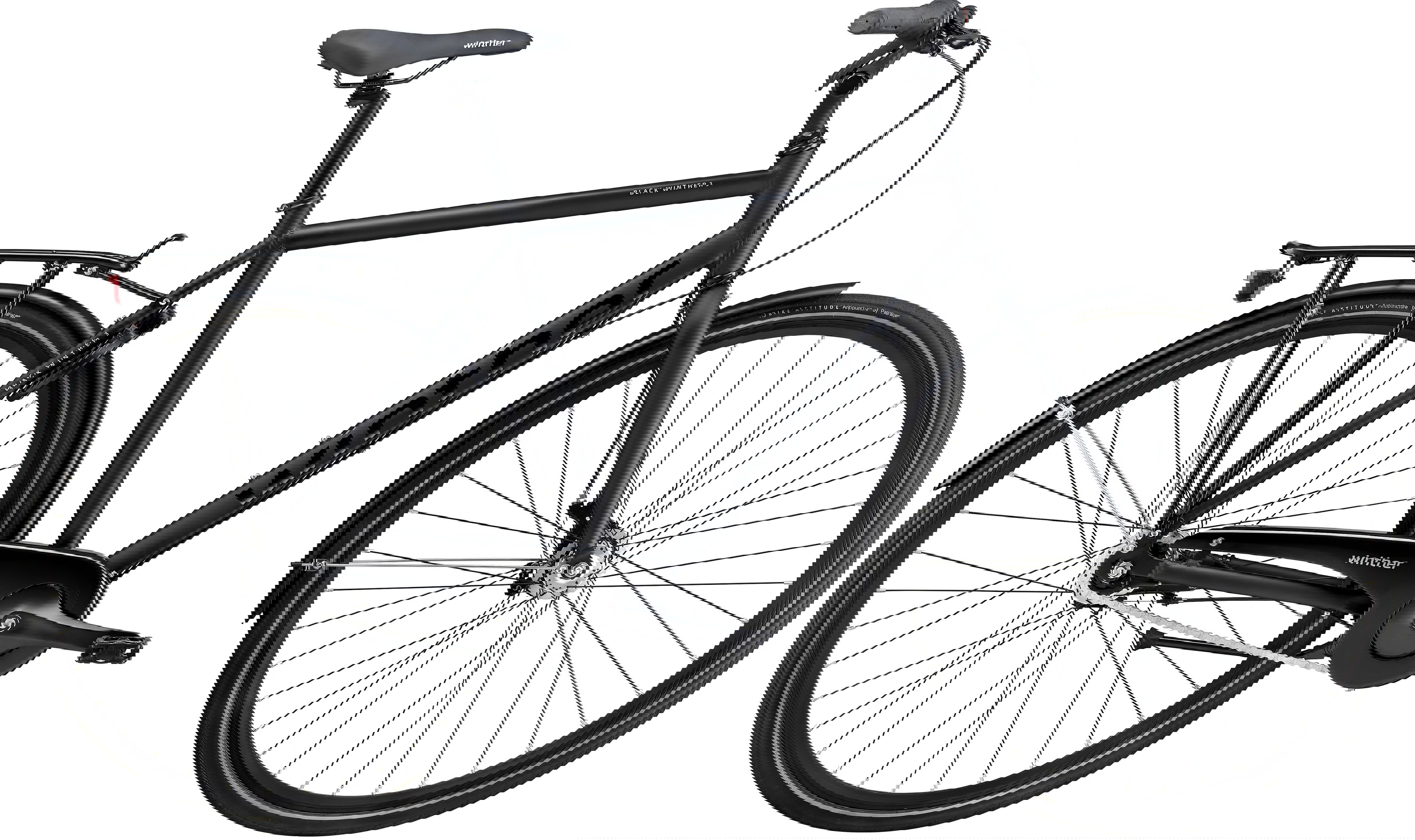 Klassisk Sort Winther Cykel til Herre – 2023 Udsalg!