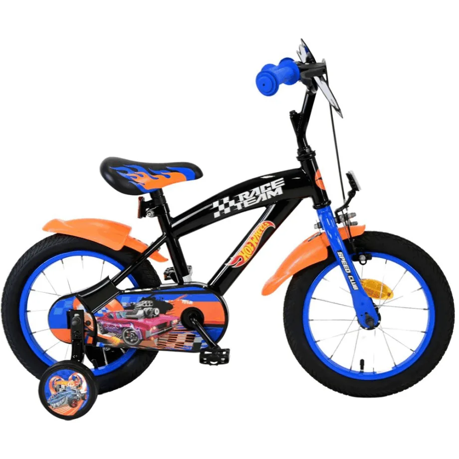 Hot Wheels 16” Børnecykel med Sikkerhedsfunktioner