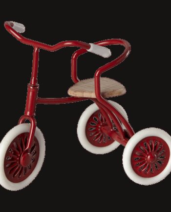 Retro Rød Cykel med Garage til Maileg Mus - Leg og Sjov!