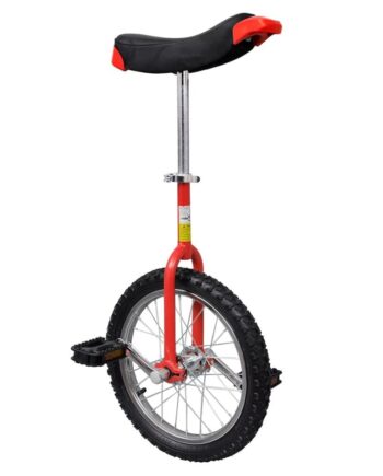 Justerbar Rød Ethjulet Cykel – Sjov for Alle Aldre!