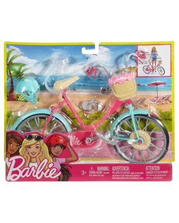 Barbie Cykel med Kurv, Hjelm og Sko - Fantastisk Tilbud!