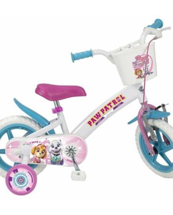 Hvid Paw Patrol Børnecykel - Perfekt til små cykelentusiaster!