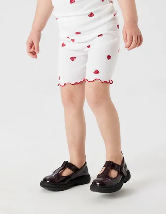 Søde Cykelshorts med Jordbærprint til Sommerens Leg!
