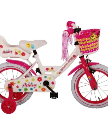 Hvid Ashley Cykel til Piger - Kvalitetscykel Tilbud!