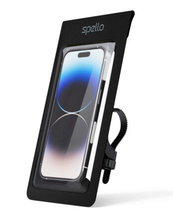 Vandtæt mobilholder til cykel – Spello, sort design