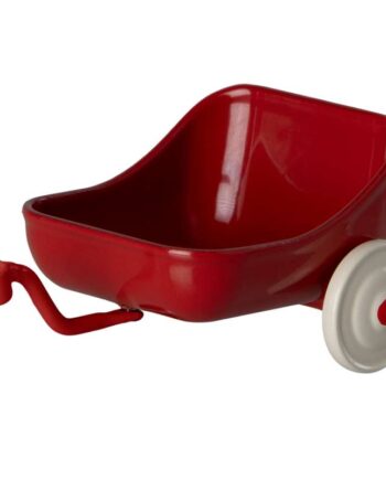 Maileg Vogn Til Cykel Mus Rød - Maileg Bikings  - 5707304134848