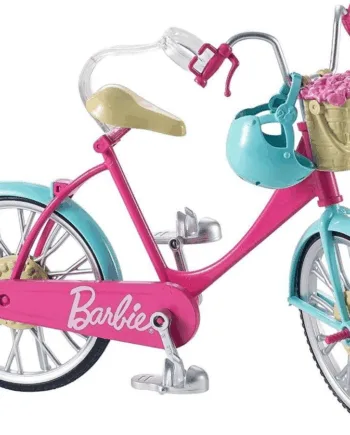 Barbie Cykel Med Tilbehør - Barbie Bikings  - 887961376838