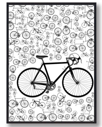 Cykler Cykler Plakat - Plakatdyr.dk Bikings