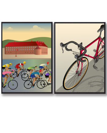 Plakatsæt Sønderborg Cykelplakat - Plakatdyr.dk Bikings