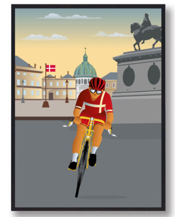Cykelplakat København - Plakatdyr.dk Bikings