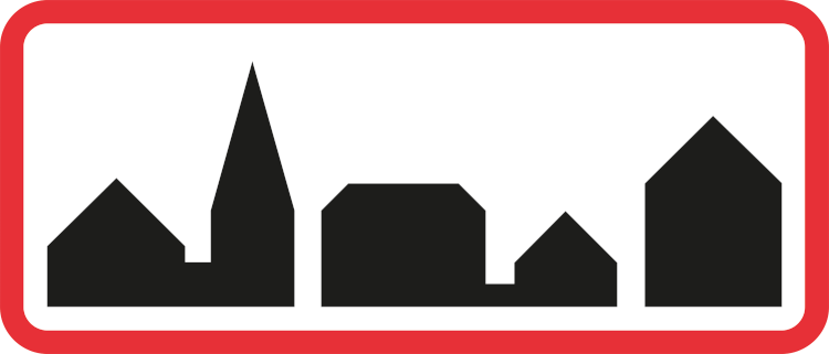 Trafikskilt Uc25 Trækken Med Cykel Eller Ikke Registreringspligtig Knallert Forbudt Refleks Alu - Jo Safety Bikings - 5708387121503