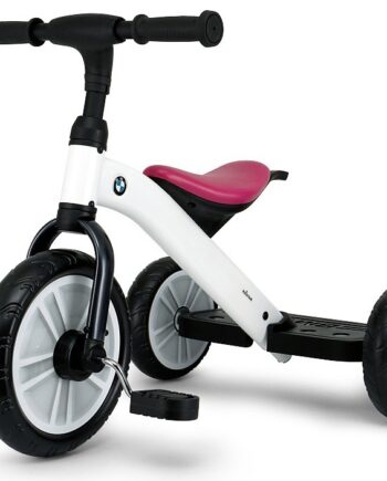 Hvid Bmw Trehjulet Cykel Til Børn Tommer Pink - Rastar Bikings  - 6930751315075