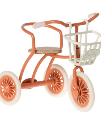Hvid Cykelkurv Trehjulet Cykel Maileg - Maileg Bikings  - 5707304134244