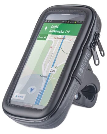 Sort Forever Vandtæt Mobilholder Til Cykel - Forever Bikings  - 5900495763150