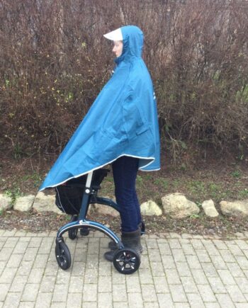 Poncho Til Rollator Cykel Top Kvalitet & Smart Design Flotte Farver - Seniorpleje Bikings