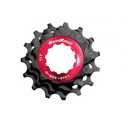 Sort Sunrace Speed Låsering 15t Cykel Kassette - Sunrace Bikings  - 4710944264142